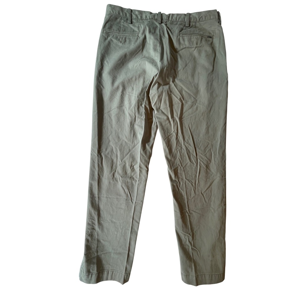 Polo Ralph Lauren Chino Pants Mens 36x32 Gray Classic Fit Cotton Twill Trousers - Picture 2 of 9